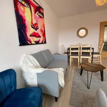 Apartamento Blue Chili 16 Familienwohnung Nahe Uniklinik - Boxspringbett Balkon Wlan