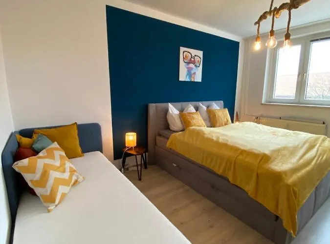 Blue Chili 16 Familienwohnung Nahe Uniklinik - Boxspringbett Balkon Wlan Lägenhet *