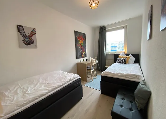 Blue Chili 16 Familienwohnung Nahe Uniklinik - Boxspringbett Balkon Wlan Lägenhet