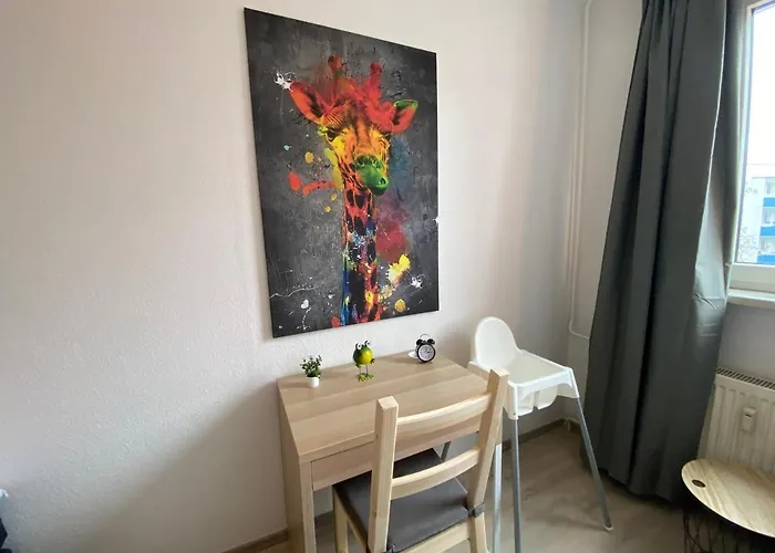 Lägenhet Blue Chili 16 Familienwohnung Nahe Uniklinik - Boxspringbett Balkon Wlan Magdeburg