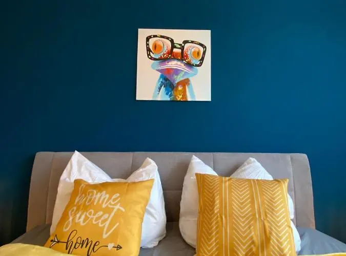 Lägenhet Blue Chili 16 Familienwohnung Nahe Uniklinik - Boxspringbett Balkon Wlan Magdeburg