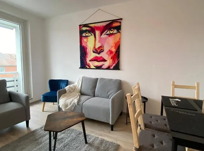 Lägenhet Blue Chili 16 Familienwohnung Nahe Uniklinik - Boxspringbett Balkon Wlan Magdeburg